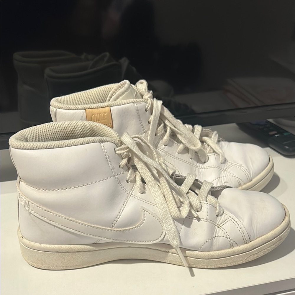Nike White High-Top Sneakers